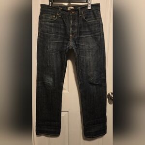 Edwin Japan Regular Loose Jeans 32 x 32 Color Blue